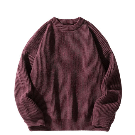 Solid Chunky Knit Sweater