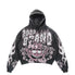 Graffiti Cartoon Graphic Oversized Hoodie