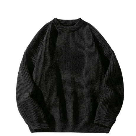 Solid Chunky Knit Sweater