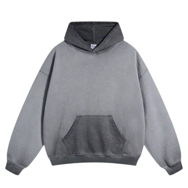 Color-Blocked Hooded Sweatshirt