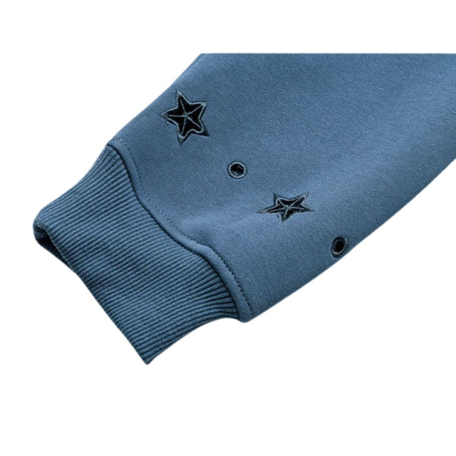 Star Embroidered Hoodie