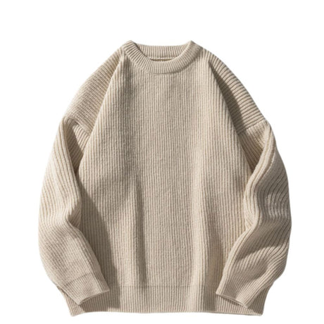 Solid Chunky Knit Sweater