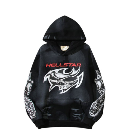 Hell Star Printed Hoodie