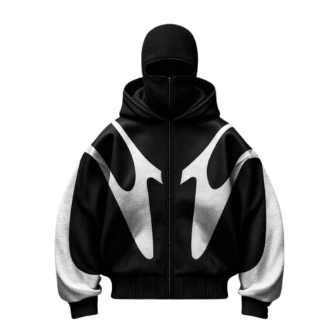 Double-Hood Flame Hoodie