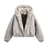 Fur Collar Padded Hooded Jacket