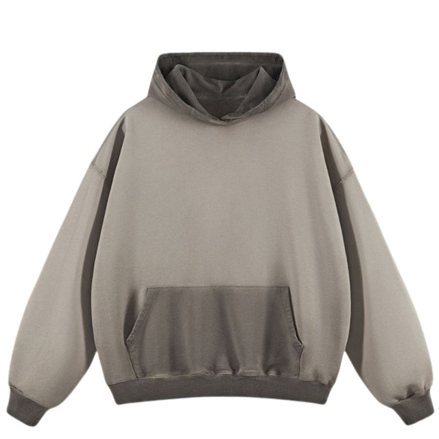 Color-Blocked Hooded Sweatshirt