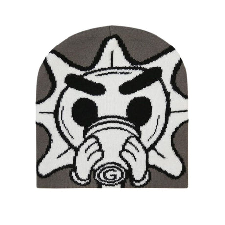 Trendy Cartoon Pattern Knit Beanie