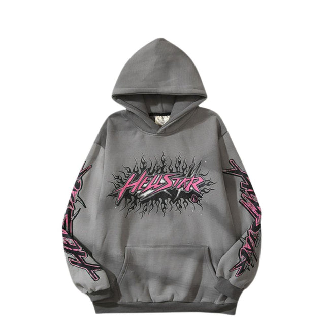Hell Star Printed Hoodie