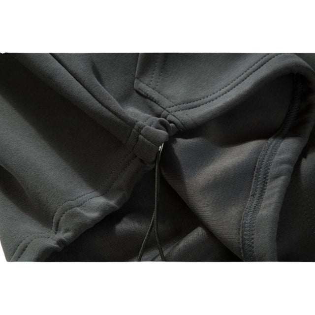 Solid Half-Zip Hoodie