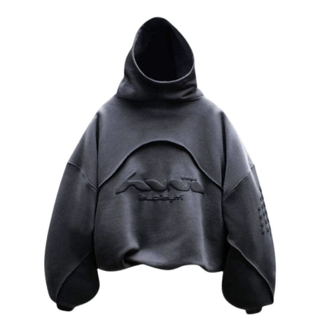 Patchwork Foam Print Hoodie