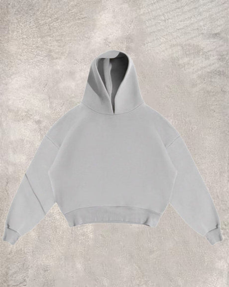 Solid Color Hooded Tracksuit