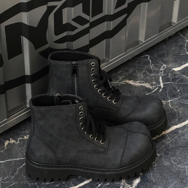 Deconstructed Thick-soled Martin Boots