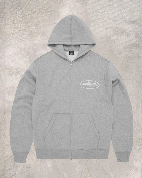 Hip-Hop Puff Print Hooded Tracksuit