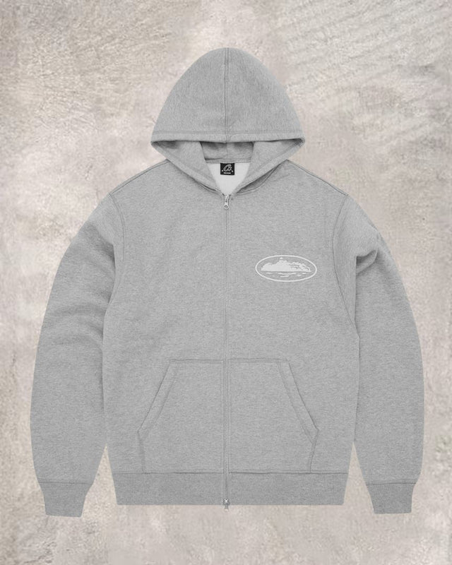 Hip-Hop Puff Print Hooded Tracksuit