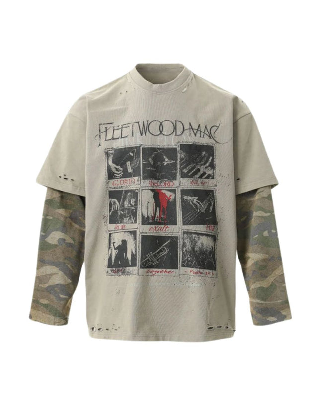 Faux-Layered Rock Tee