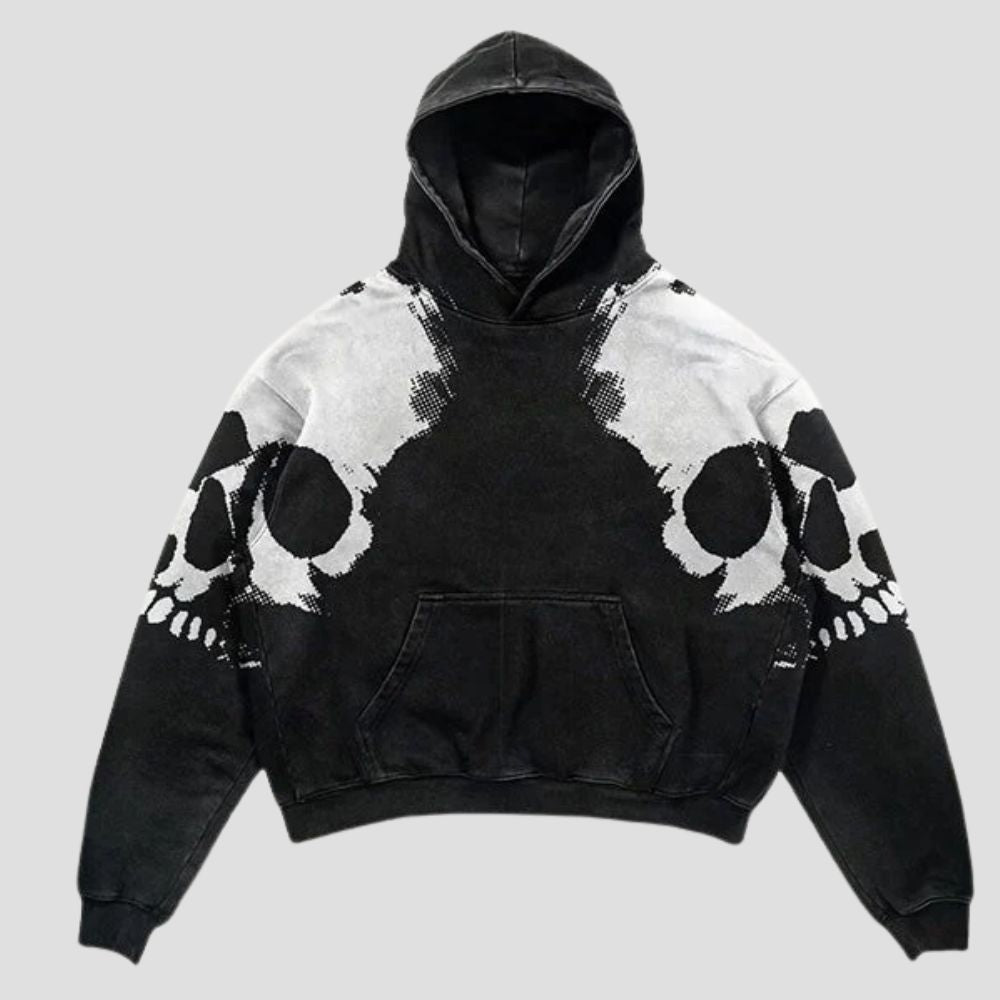 Graphic Print Hooded Sweatshirt