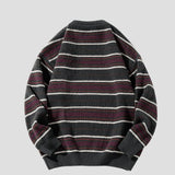 Contrast Stripe Pullover