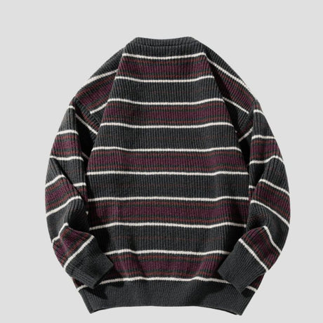 Contrast Stripe Pullover