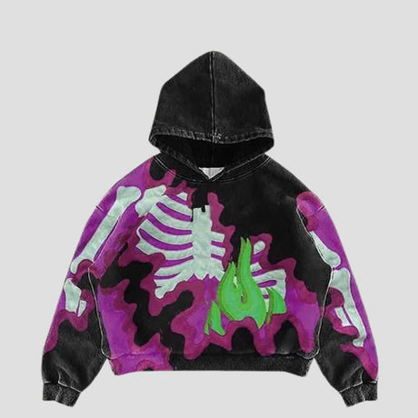 Dark Camo Skeleton Hoodie