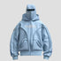 Y2K High Street Loose-Fit Vintage Double-Hood Hoodie