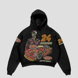 Graffiti Cartoon Graphic Oversized Hoodie