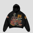 Graffiti Cartoon Graphic Oversized Hoodie