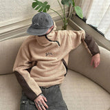 Oversized Hooded Sweatshirt Jacket
