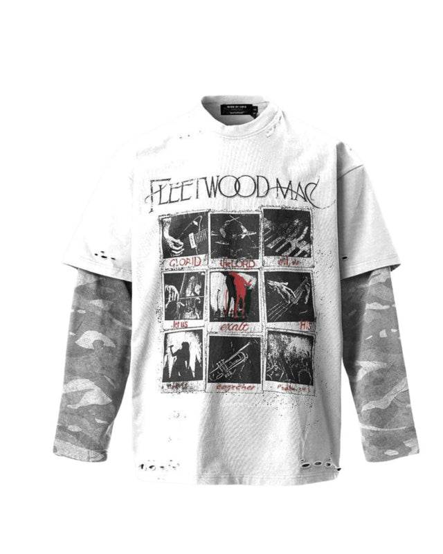 Faux-Layered Rock Tee