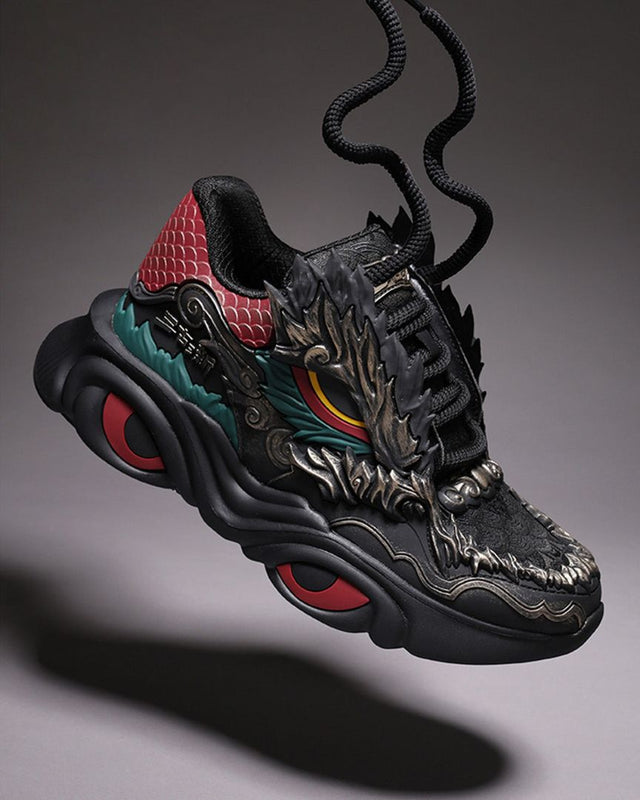 Dragon-Inspired Chunky Sneakers