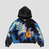 Dark Camo Skeleton Hoodie