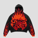 Floral Flame Hoodie