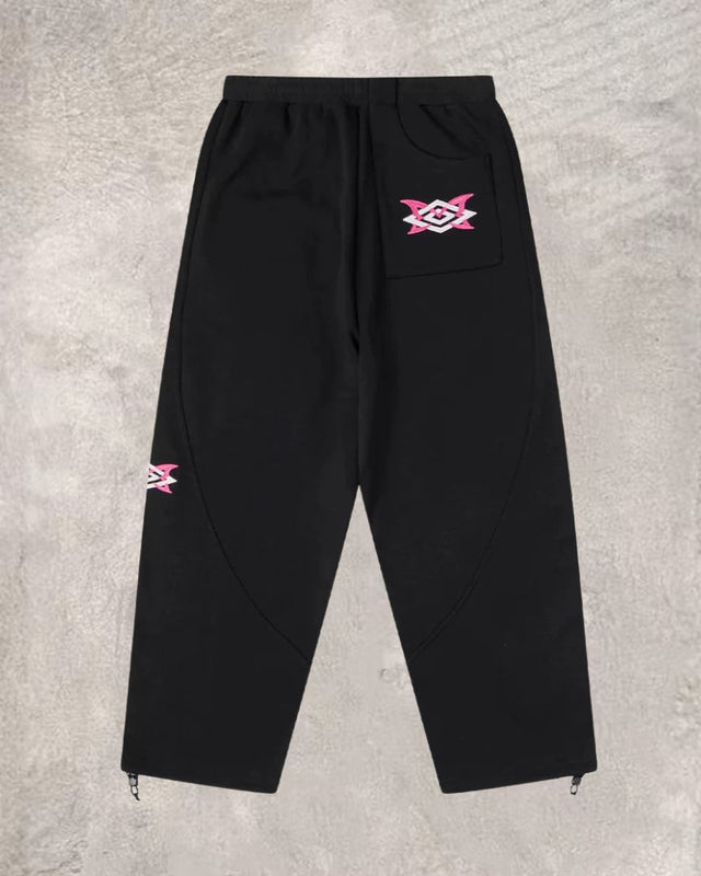 Hip-Hop Embroidered Hooded Sweatshirt