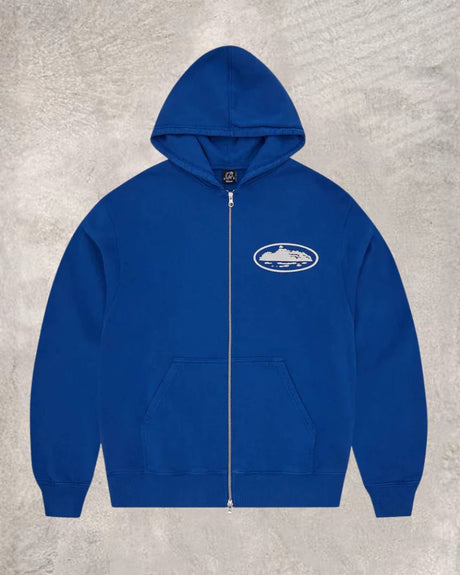 Hip-Hop Puff Print Hooded Tracksuit