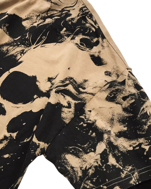 Ink Skull Two-Layer Sweatshirt