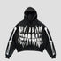 Smoking Skull Graphic Hoodie