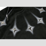 Zip-Decorated High Neck Sweatshirt