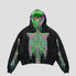 Smoking Skull Graphic Hoodie