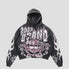 Graffiti Cartoon Graphic Oversized Hoodie