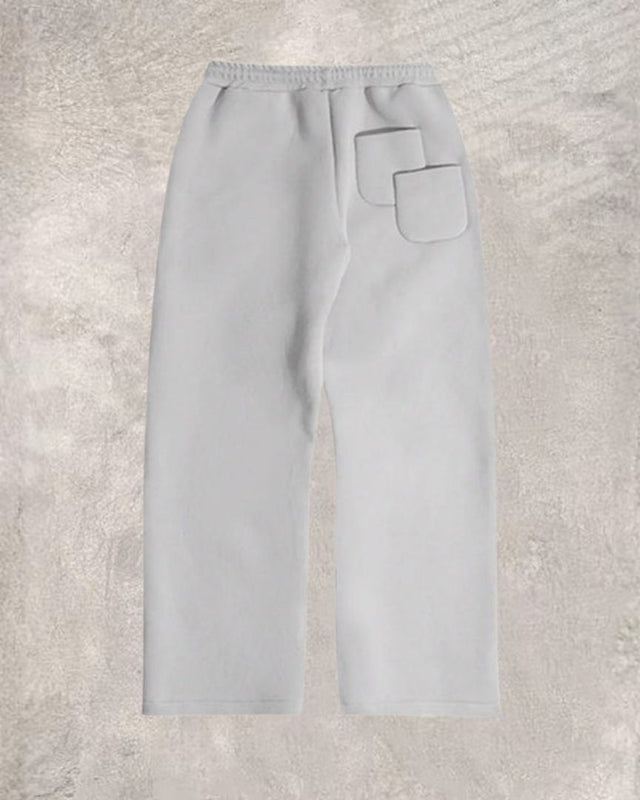 Solid Color Hooded Tracksuit