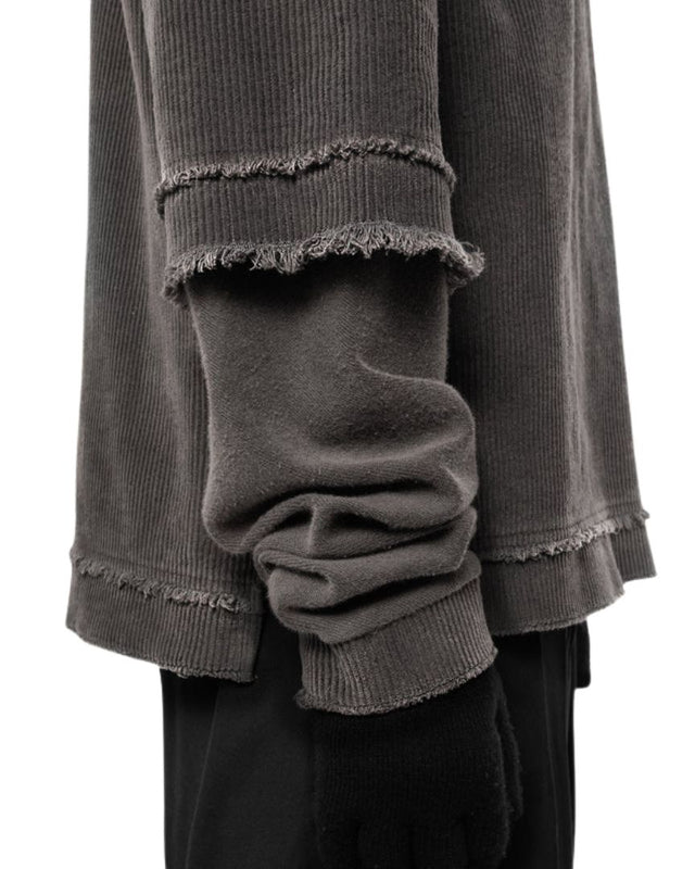 Patchwork Distressed Sweatshirt