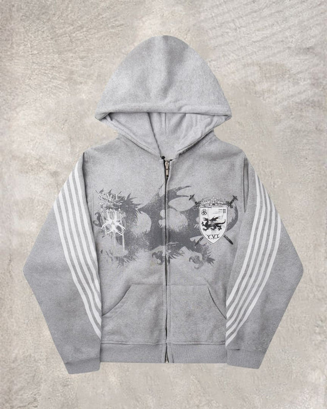 Black Valor Crew Waxed - Hoodzip