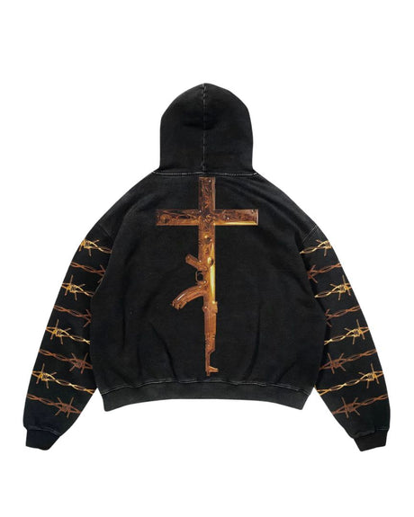 Religious Barbed Wire Hoodie