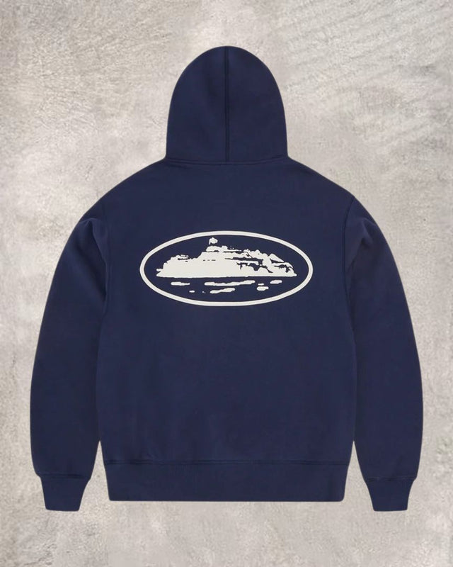 Hip-Hop Puff Print Hooded Tracksuit