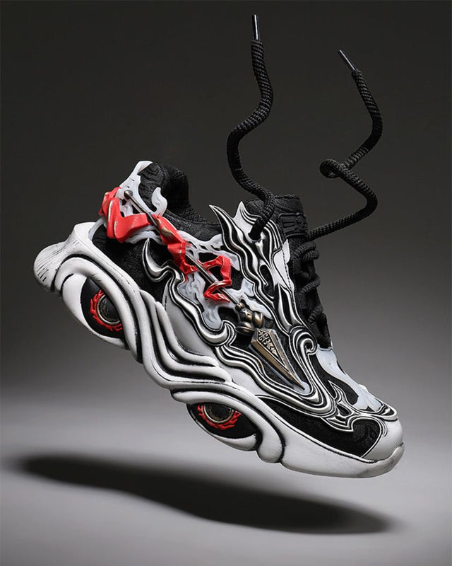 Nezha Chinese Chunky Sneakers - Black