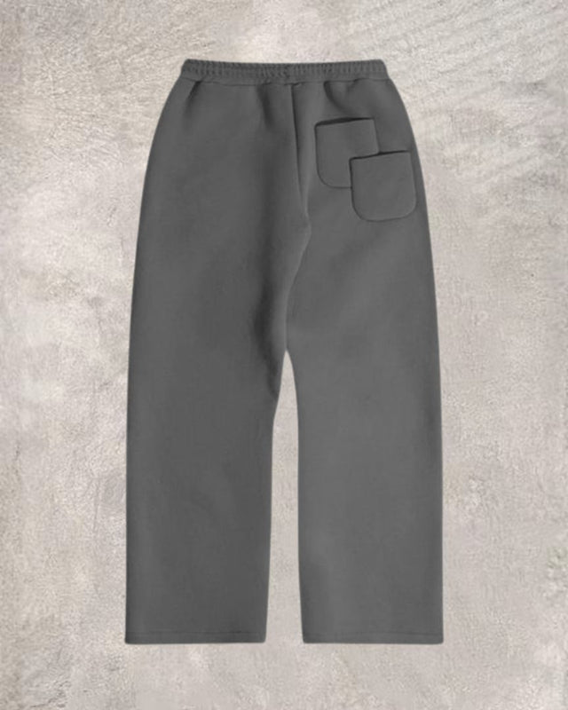 Solid Color Hooded Tracksuit