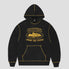 Alcatraz Print Zip-Up Hoodie