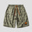 Shorts designed with a convenient elastic waistband closure.