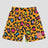 Quick-dry athletic shorts with breathable mesh design and street fashion style.