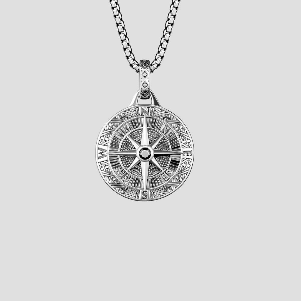 Antique Compass Necklace