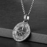 Antique Compass Necklace